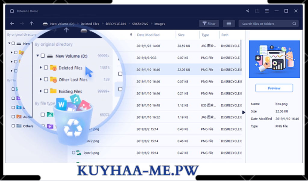 EaseUS Data Recovery Kuyhaa